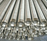 Round Stainless Steel Johnson Wedge Wire Water Well Screen Filter Pipe