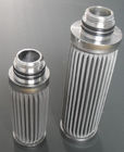 Stainless steel folding filter elements sintered metal filter cartridge for liquid industry