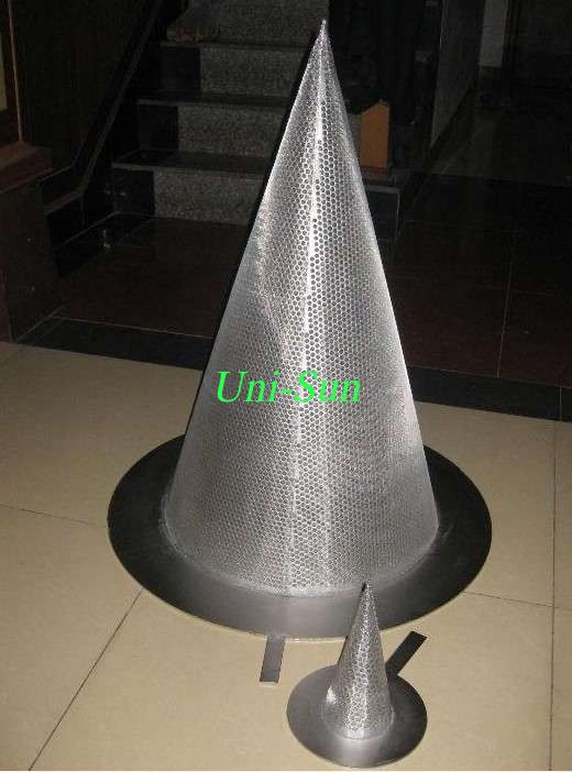 stainless steel sintered metal mesh cone filter