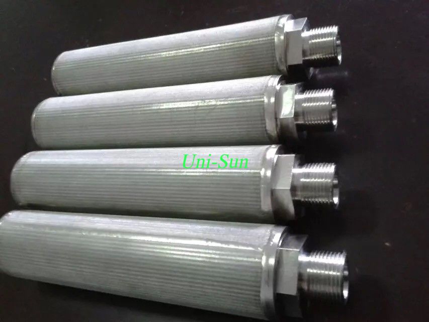 customized 5 layer stainless steel 316L wire mesh 5 micron sintered metal filter with protect layer