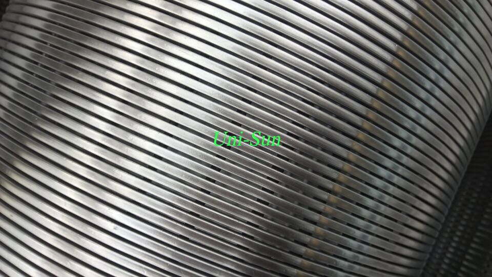 SS wedge wire water screen filter pipe for industry filtration